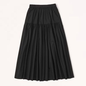 Abercrombie Poplin Midi Skirt - Never Worn